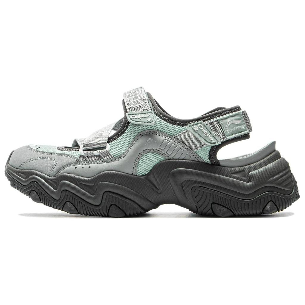 Li Ning Cat Paw SANDAL Slip Resistant Breathable Grip Abrasion Resistant River Trekking Shoes Women's Gray AGUV004-2