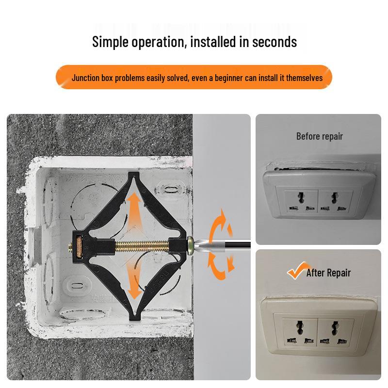 Type 118 Rectangular Bottom Box Device, Type 86 Universal Switch Socket Fixer Diamond
