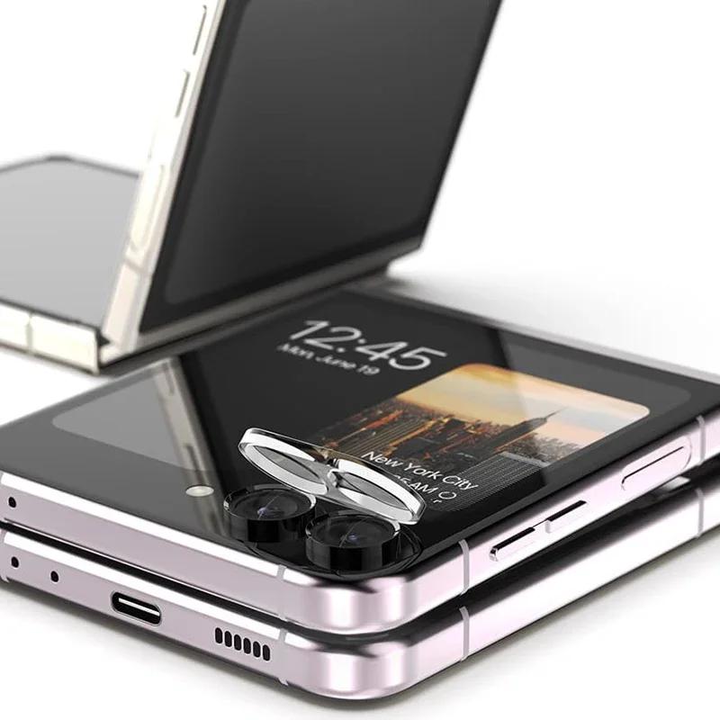 1-3/10-50Pcs HD Camera Tempered Glass Protector Flim For Samsung Galaxy Z Flip 7 6 5 4 Lens Anti-scratch Protect Rugged Back Cap