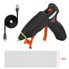 DC3.7V Cordless Hot Melt Glue Gun 7x200mm Glue Sticks USB Rechargeable Wireless LI-Battery Glue Gun Repair Tool Home DIY Gift