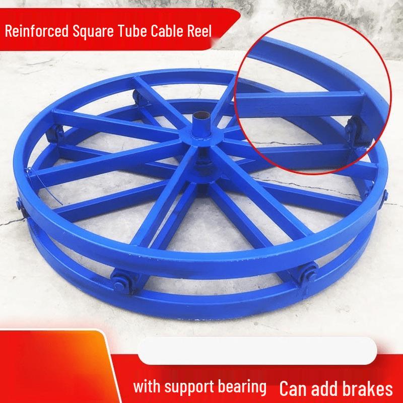 Industrial Cable Pay-off Reel with Enlarged Brake