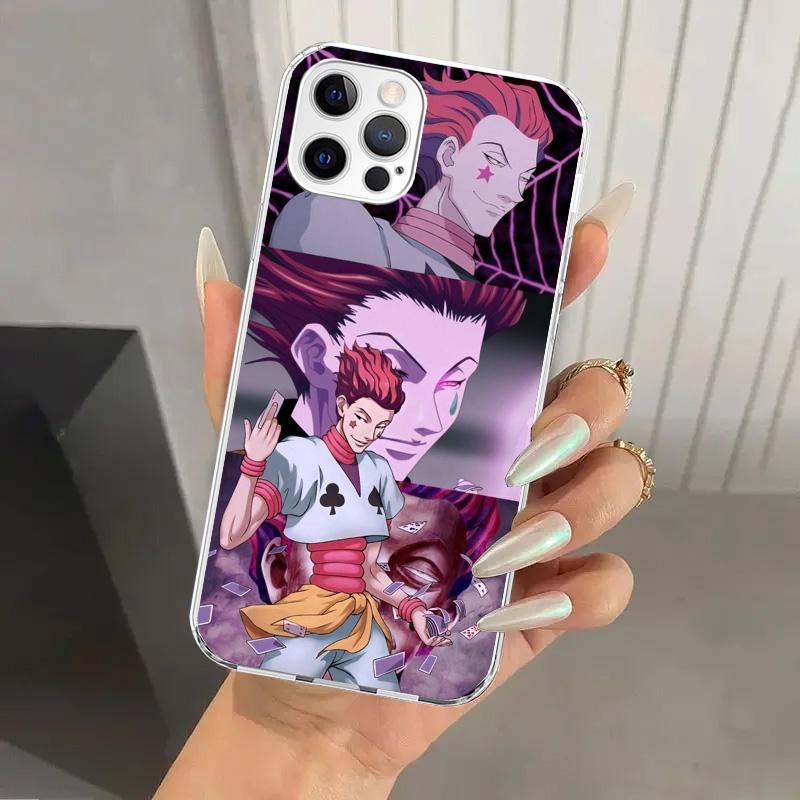 Hunter HXH Hisoka Phone Case for Iphone 16 15 14 13 12 Mini 11 Pro Max 16E X XS XR 7 Plus 8 SE 2020 Soft Funda Print Shell