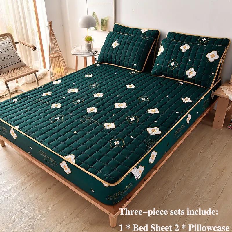 

Простирадло Товсте покривало Польовий вітродвигун із трьох частин Простирадло Подушка Рукав Килимок Mattm Рукав Захисний чохол Queen