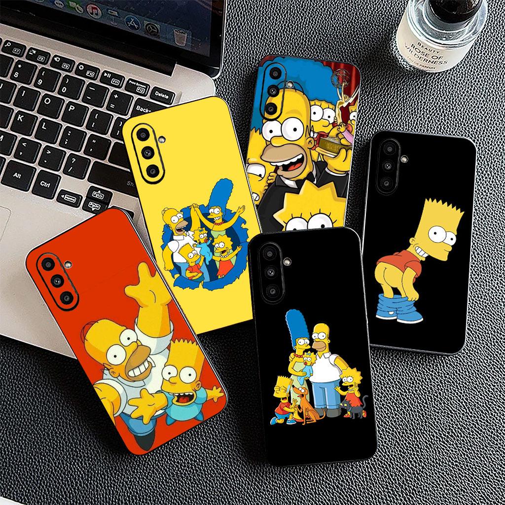 Barts Cartoon S-Simpsons Silicone Phone Cover for Xiaomi Poco C75 C65 C71 C85 X7 X6 M7 F7 F8 Ultra F6 Pro Soft Case
