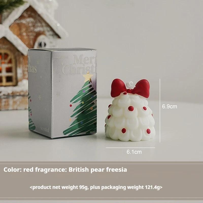 Cute Simulation Christmas Tree Aromatherapy Candles Handmade Fragrance Girl Creative Decoration Ornaments Christmas Gifts