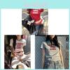 Rosie Girl Letter Print Cotton T Shirt With Short Sleeves For Street Style Youth