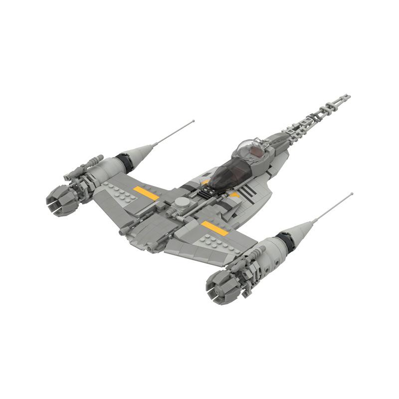 Moc Space Wars Battle Enemy Air Vehicle Robot Building Blocks Sets DIY Classical Movie Model Kids Birthday Gifts