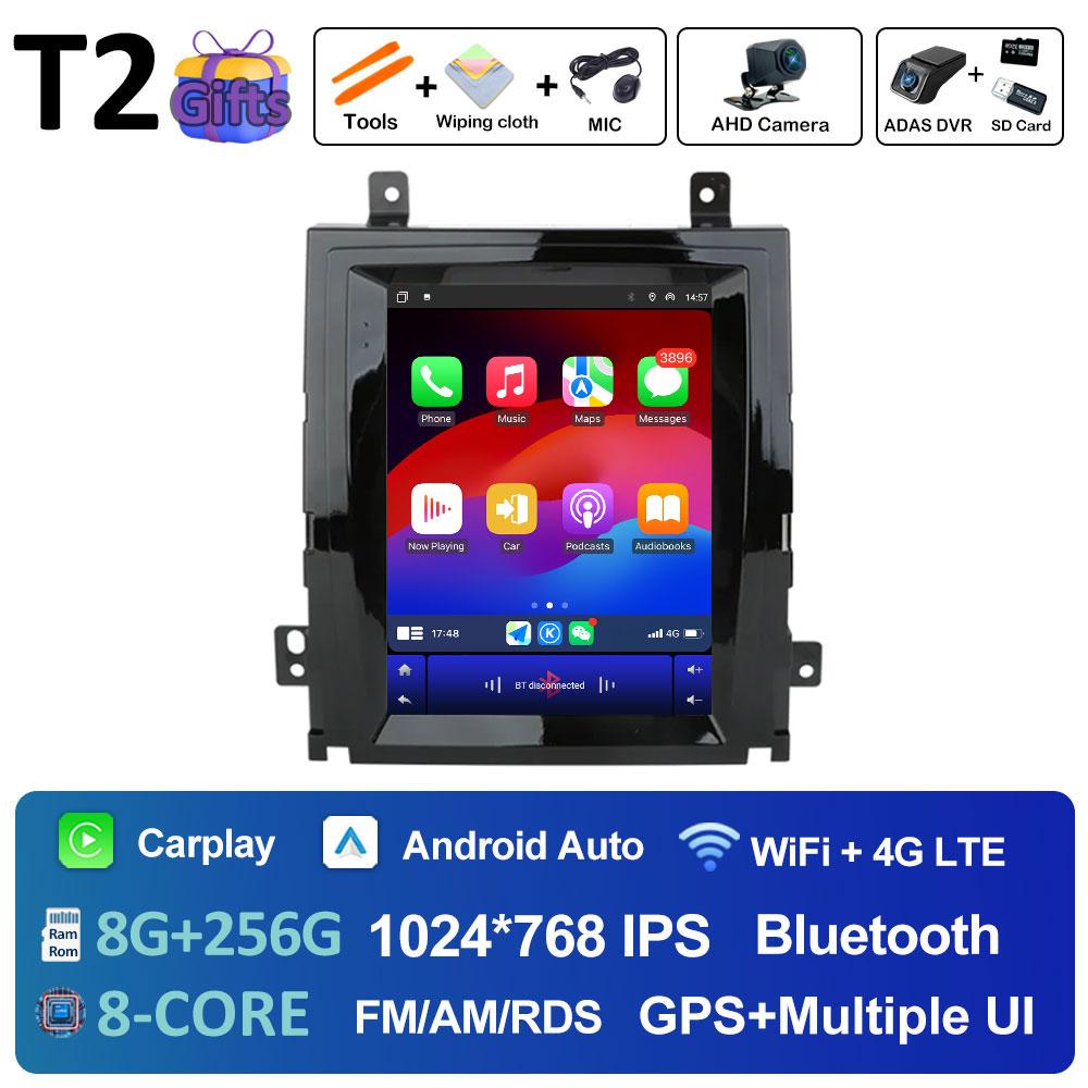 For Cadillac Escalade 2007 2008 2009 2010 2011 2012 2013 Android Auto Wireless Carplay 9.7 inch Touch Screen WIFI Accessories 4G