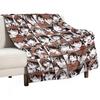 Detective Bungou S D Collage- Manga Panel Color Version Throw Blanket Plush Warm for Winter Picnic Furry Bed Blankets