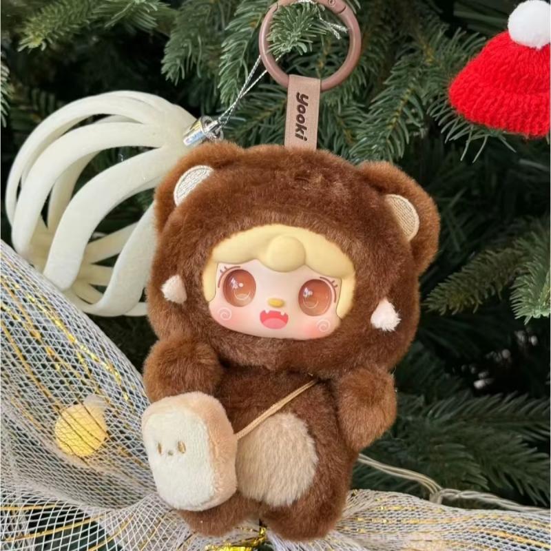 Plush Take A Bite Of Bear Series Cute Pendant Blind Box Desktop Ornament Toy Anime Cartoon Doll Mystery Box Girl Gifts