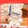 Plush Bunny Toy With Glasses For Children Gift And Comfort