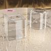 M-Simple Acrylic Square/Round Tissue Box Living Room Desktop Transparent Napkin Box Ins Style Home Creative Bathroom Storage