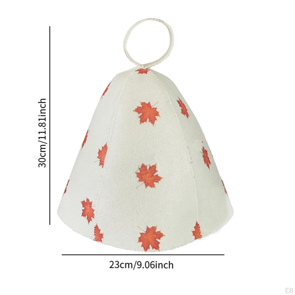 Felt Sauna Hat for Men and Women Protecting from Heat in Russian Bath House