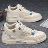 Men's Spring-Summer High-Top Flat-Soled Board Shoes, Trendy Versatile Casual Footwear For Students.