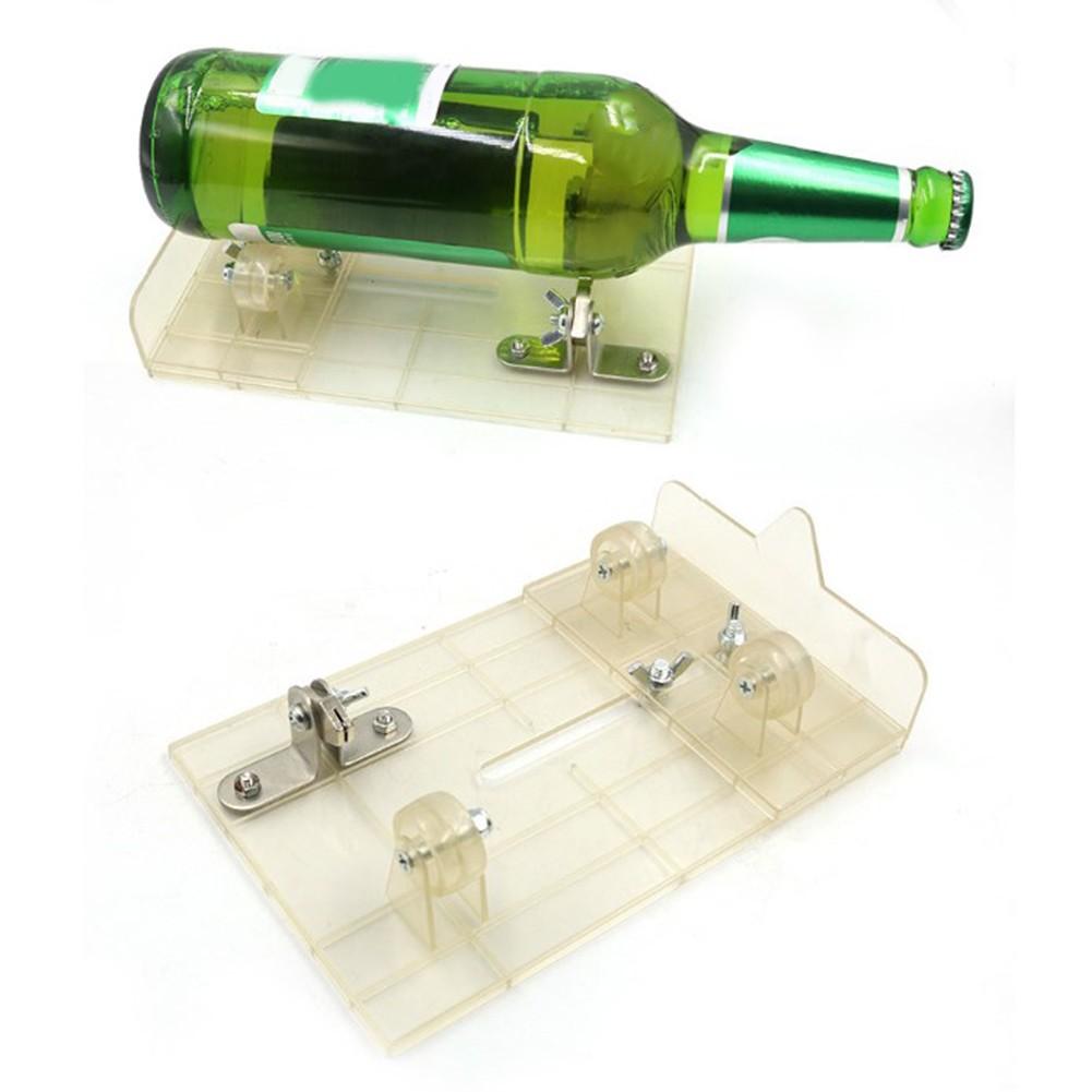 Adjustable Glass Bottle Cutter for DIY Art Projects Yellow