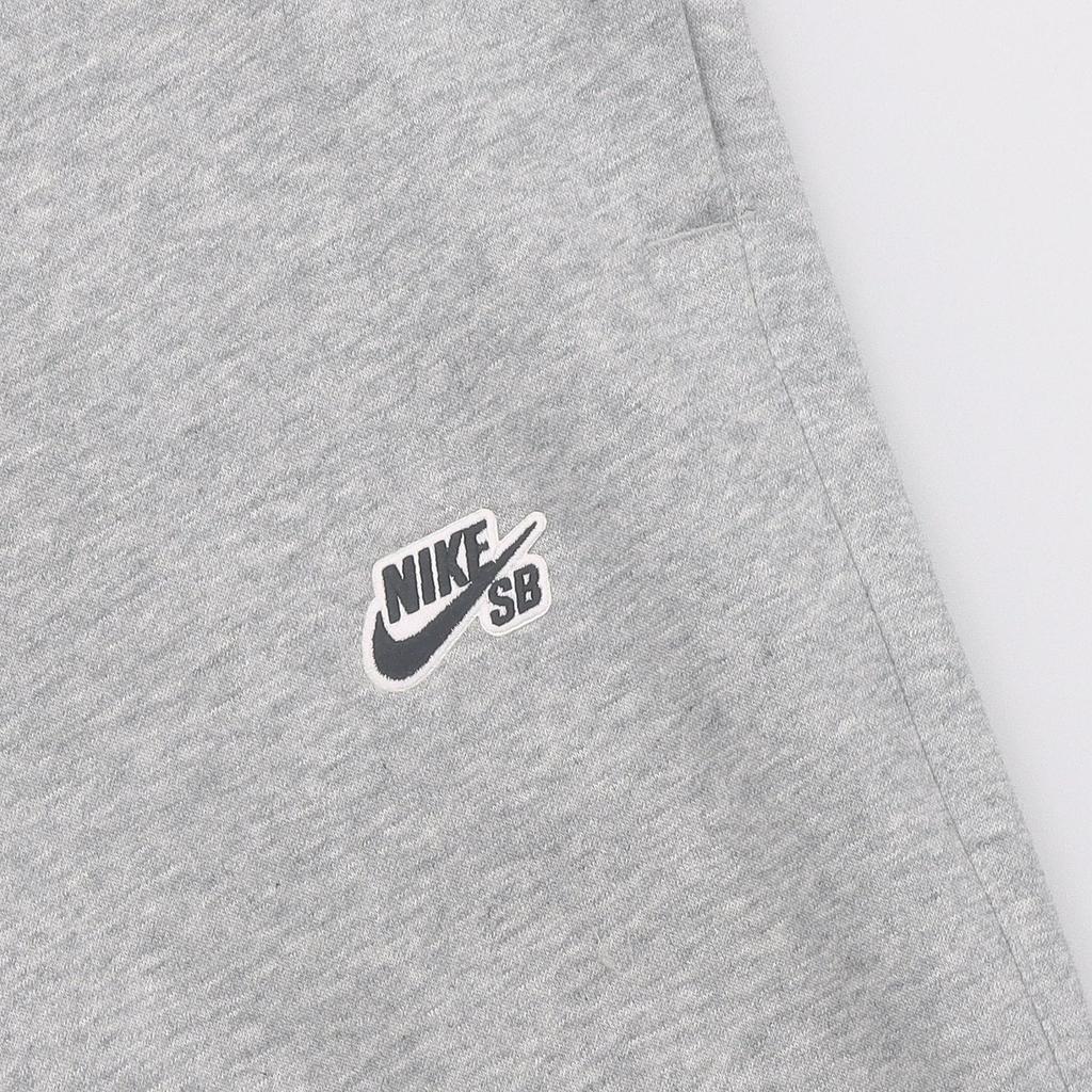 Nike Fleece Joggers With Elastic Cuffs Men Bottoms Charcoal-Heather AQ8036-063