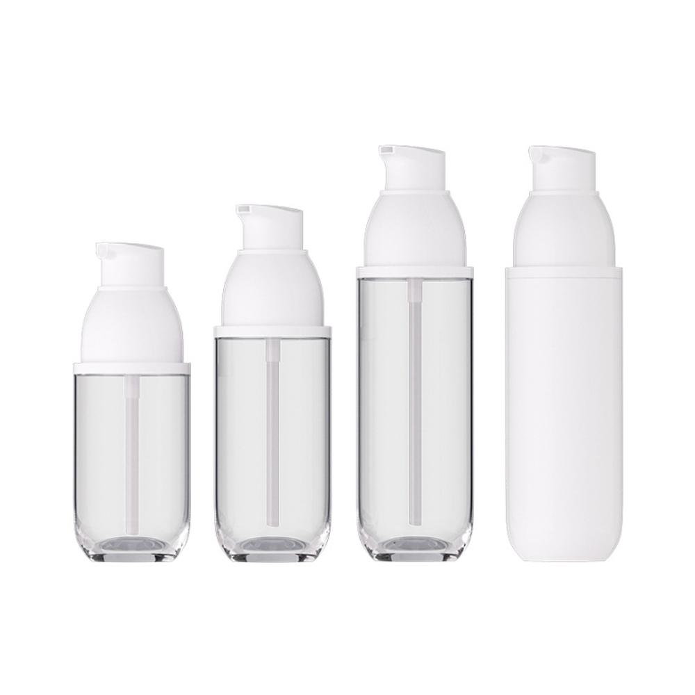 100/120/150ml White PET Lotion Bottle Fine Mist Spray Bottle Capsule Shaped Sub-bottle Round Spray Lotion Refillable Bottles
