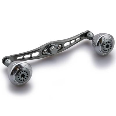 HEIGHTEN 120mm Bait Reel Handle for Shimano Daiwa Abu Garcia General Bait Reel Spider Series (120mm, Gunmetal) (124)