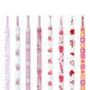 NEW Flat Pink Love Shoelace Personalized Valentine's Day Heart Shoelaces Rope Couples High Canva Sports Shoes Shoe Laces for AF1