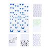 Vivid Images Nail Sliders Delicate Lightweight DIY Glitter French Line Sparkly Oblique Strip Decals