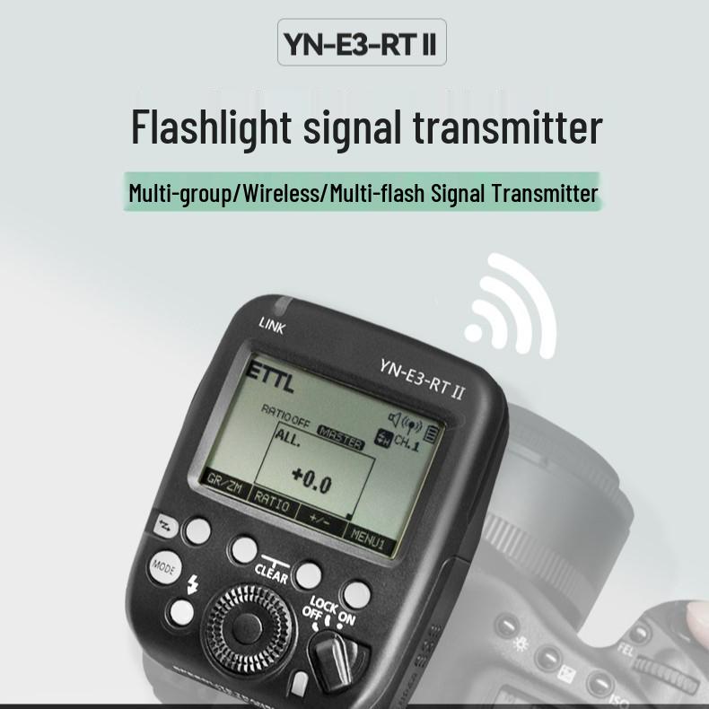 Yongnuo YN-E3-RT II Flash Trigger for Canon DSLR TTL 
