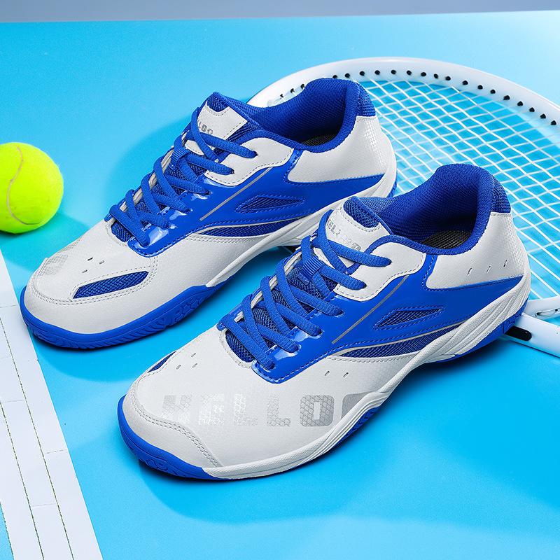 

Новые профессиональные кроссовки для бадминтона женские и мужские дышащие новые амортизирующие, нескользящие и износостойкие тренировочные кроссовки 45