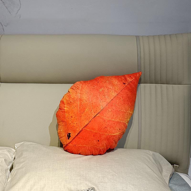Tropical Plants Pillow for Living Room Sofa Cushion Leaf Pillow Turtle Back Decorative  Green Bedroom Leaves Plant Cushion