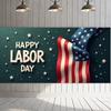 Labor Day Banner High Quality Patriotic Banner Patriotic Style for Parade Background Outdoor Decoration Holiday Festivity