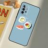 Sushi Food For Samsung Galaxy A33 A36 A56 A26 A16 A15 A55 A53 A35 A22 A32 A52 A54 A34 A14 A05 A06 Case