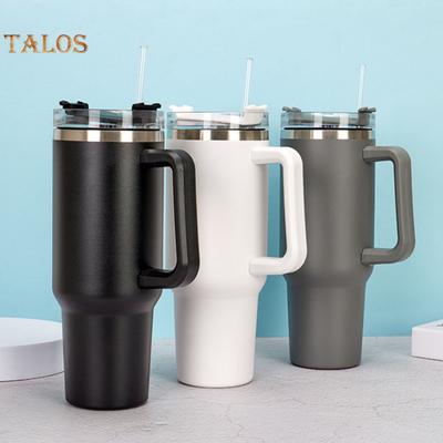 Insulated Tumbler Food Grade Heat Preservation Lightweight Practical Reusable Beverage Drinking Vacuum Straw Mug for Daily Life