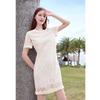 Betu Women's Summer Hollow Lace Tassel Dress