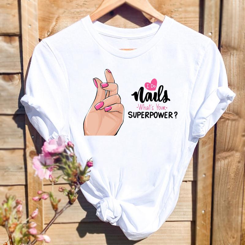 Women Print T-shirts Watercolor Eye Lashes Eyelashes Trend Graphic Tops Fashion Short Sleeve Summer Shirt Female Tees