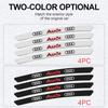 4pcs Car Wheel Hub Stickers Tire Rim Decorative Auto Logo Sticker For B Quattro TT RS Sline ABT 2.0 3.0 TDI 35TFSI A1 A2 A3