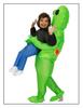 Aufblasbares Alien-Kostüm für Kinder & Erwachsene - Lustiges Verkleidungsstück für Halloween & Ostern