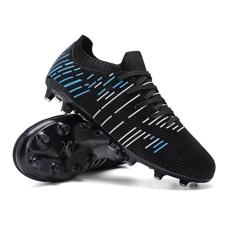 

New spike football shoes men s and women s youth competition sneakers flying weaving outdoor grass training shoes low-top running shoes 38