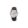 Casio MTP-1381L-7AVDF Men's Analog Wristwatch Leather Band Silver Dial