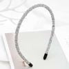Korea Simple Shinny Rhinestone Crystal Hair Accessories Hairband Beads Bezel Headhoop Headband