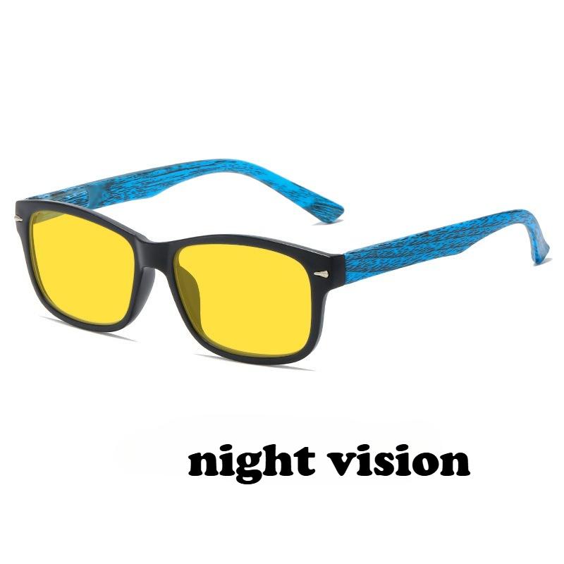 Retro Wood Grain Anti Blue Light Glasses for Men's Esports Suitable for Playing Games Watching Mobile Phones Computer Glasses