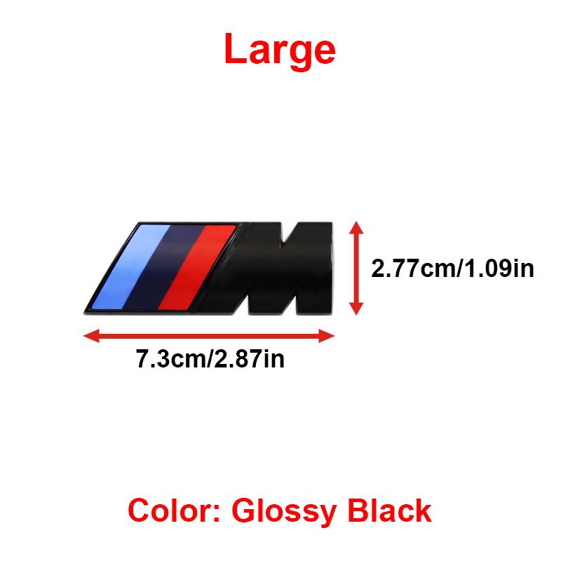 1 szt. ABS Samochód Błotnik Boczny Emblemat Tylna Klapa Bagażnika Naklejka z Logo M Dla BMW M M3 M5 M6 E46 E90 F30 G20 E36 E34 G20 G30 Akcesoria
