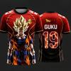 2026 Yaz Dragon Ball Retro Fitness Tişört Erkek Oversize 3D Baskılı Kısa Kollu Aile Unisex Çocuk Spor Tişörtü