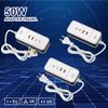 50W 4-portowy HUB ładowarki USB typu C Mini szybkie ładowanie Biurkowa stacja zasilania Rozszerzenie gniazda dla iPhone'a Tabletu Android Smartfona