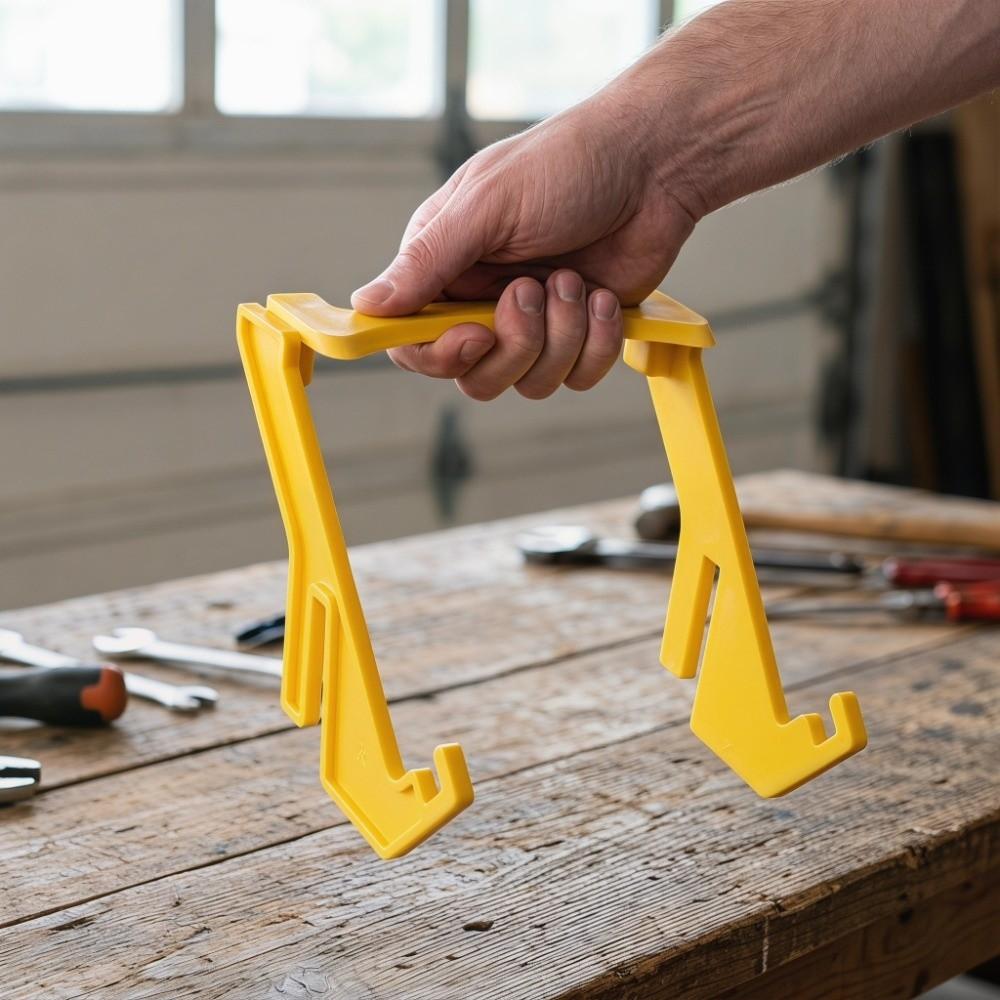 2Pcs Portable Honey Bucket Rack Yellow Beehive Frame Holder Frame Grip Holder  Pouring Honey