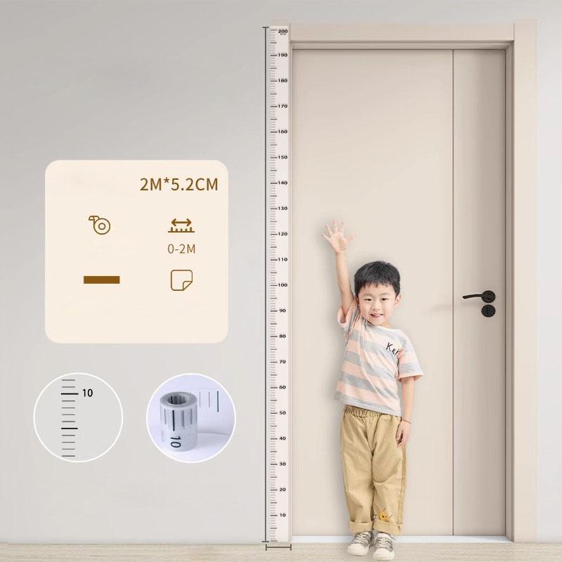 

Height Measurement Wall Sticker 0-200cm Removable Height Scale Ruler Self-adhesive Wallpaper Waterproof Growth Chart Decoration
