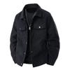 The Autumn Corduroy Jacket for Men with a Lapel, a Trendy Japanese Style Loose Coat