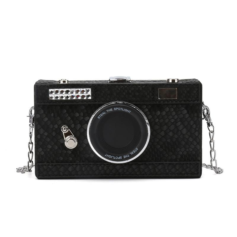 Camera Shape Crossbody Mobile Phone Bag Ladies Girls Casual Handbag And Purse Cute Creative Fun Bag Versatile Chain Shoulder Bag