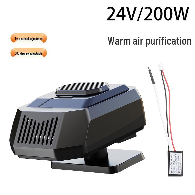 Dual-Use Car Heater & Purifier for Windshield, 12V/24V