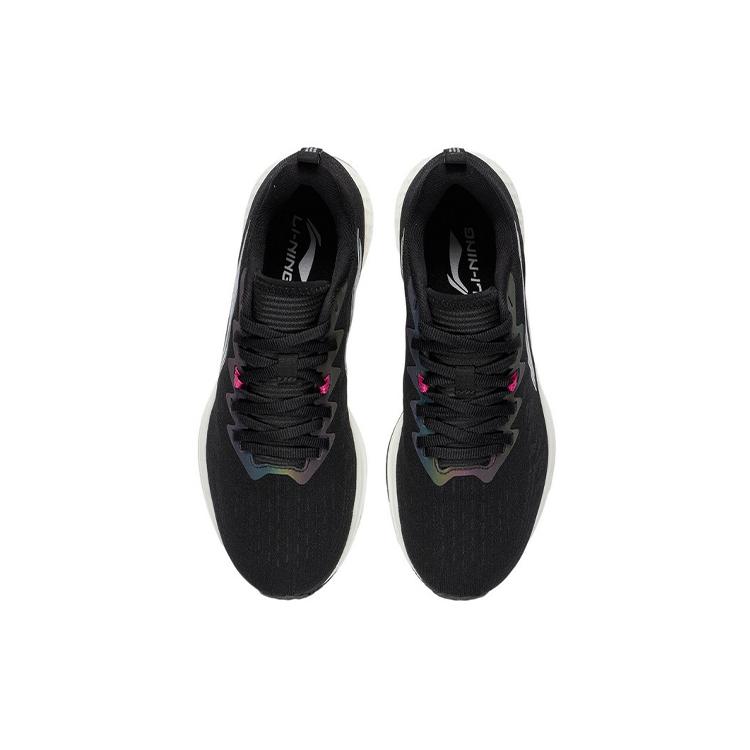 New LiNing Red Hare 4 Cushioning Anti Slip And Wear Resistant Rebound Low Top Running Shoes Women's Black ARMS006-2