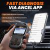 (Upgraded AD310) ANCEL AD310BT OBD2 Scanner Bluetooth - Check Engine Code Reader, Escaner Automotriz With Premium App On IOS & Android, Car