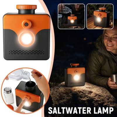 No Battery Saltwater Lamp No Charging Salt Water Lamp Outdoor Emergency Lamp  Emergency