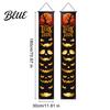 Durable Fabric Banner Halloween Porch Sign Banner Pumpkin Ghost Party Awning Hanging Wall Festive Home Decor Door Decoration Front Wreath Yard